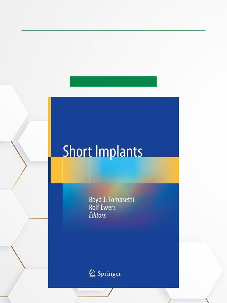 Short Implants - 1st Edition Digital Download | PDF | Dental Implant ...
