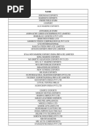 Chennai CFS Code List | PDF