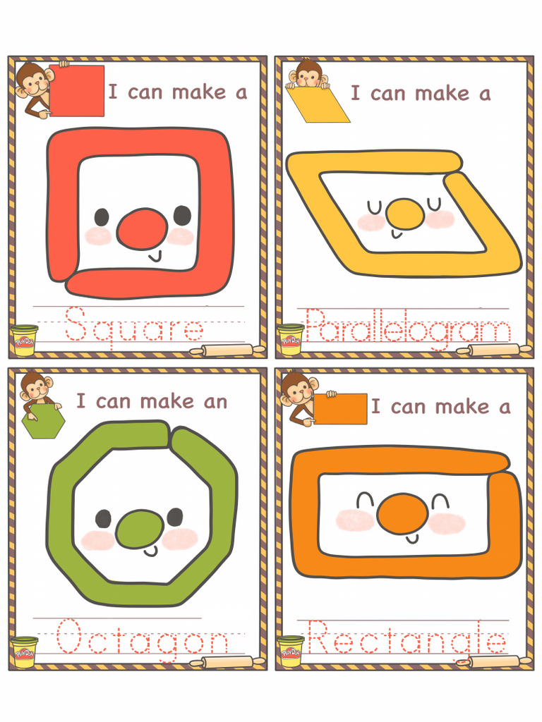 Printable Dough Mat Shape | PDF