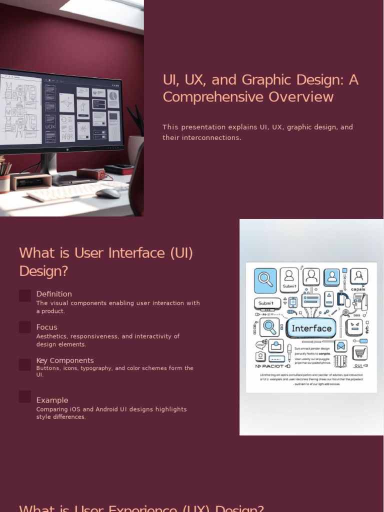 UI UX and Graphic Design A Comprehensive Overview | PDF | Graphic ...