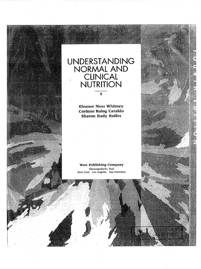 UNDERSTANDING NORMAL AND CLINICAL NUTRITION PDF visual data 8