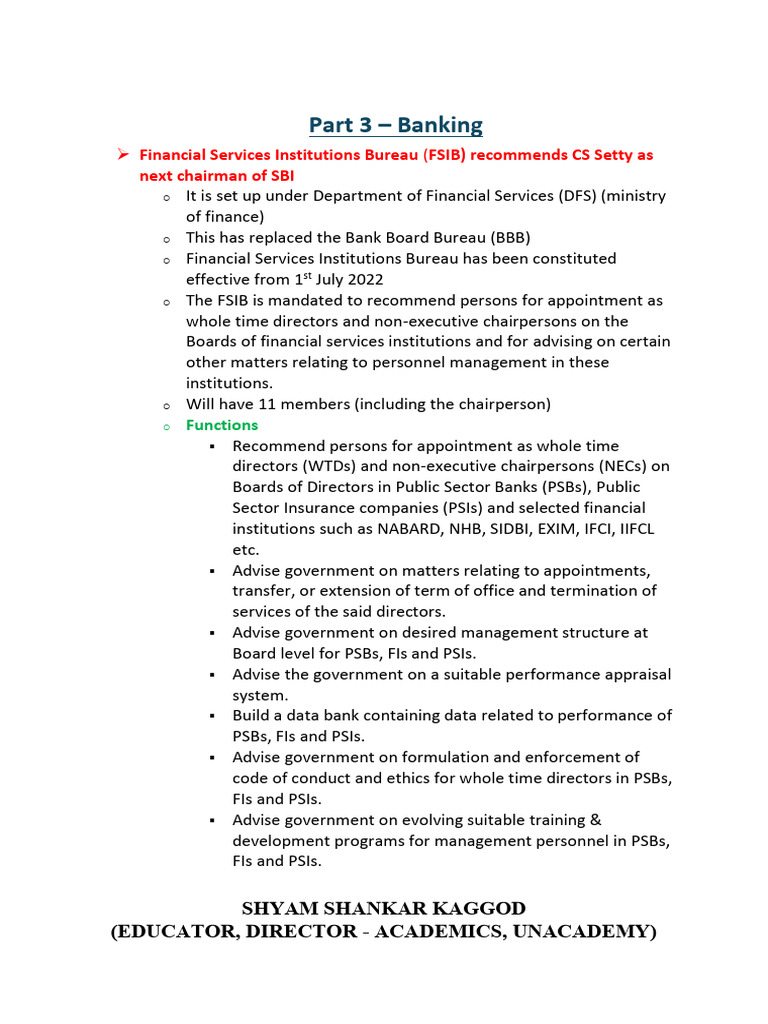 Banking Reforms and PSL Updates 2024 | PDF | Reserve Bank Of India | Banks