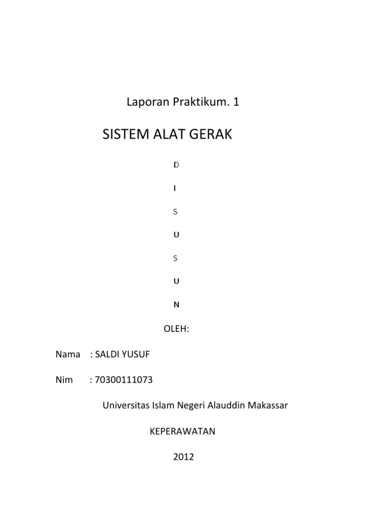 Contoh Laporan Praktikum