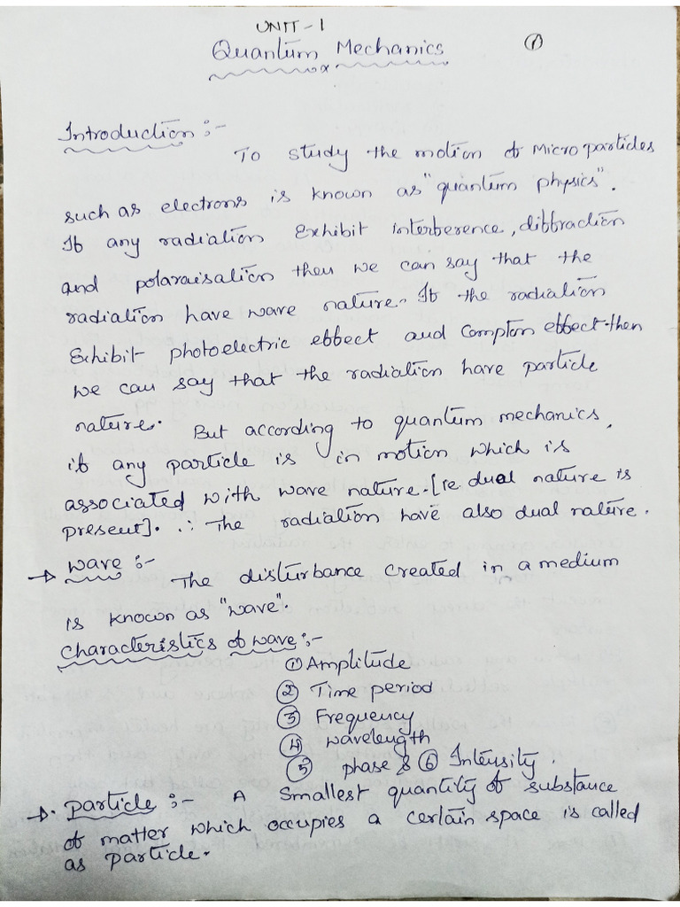 Applied Physics Unit 1 | PDF