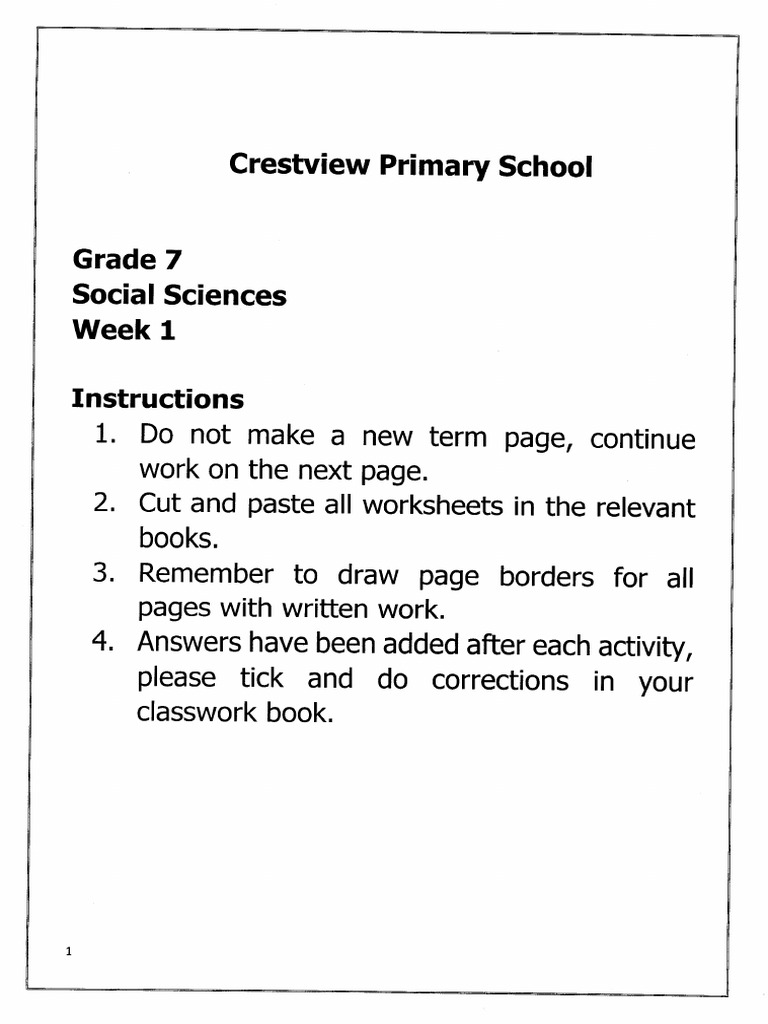 Grade 7 Social Siences | PDF