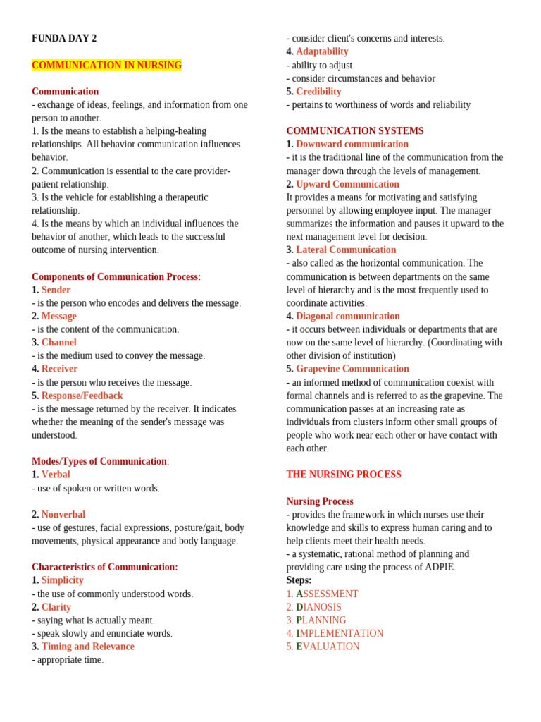 Effective Communication in Nursing | PDF | Breathing | Pulse