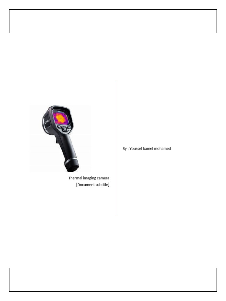 Measurement Report (TIC) | PDF | Thermography | Infrared