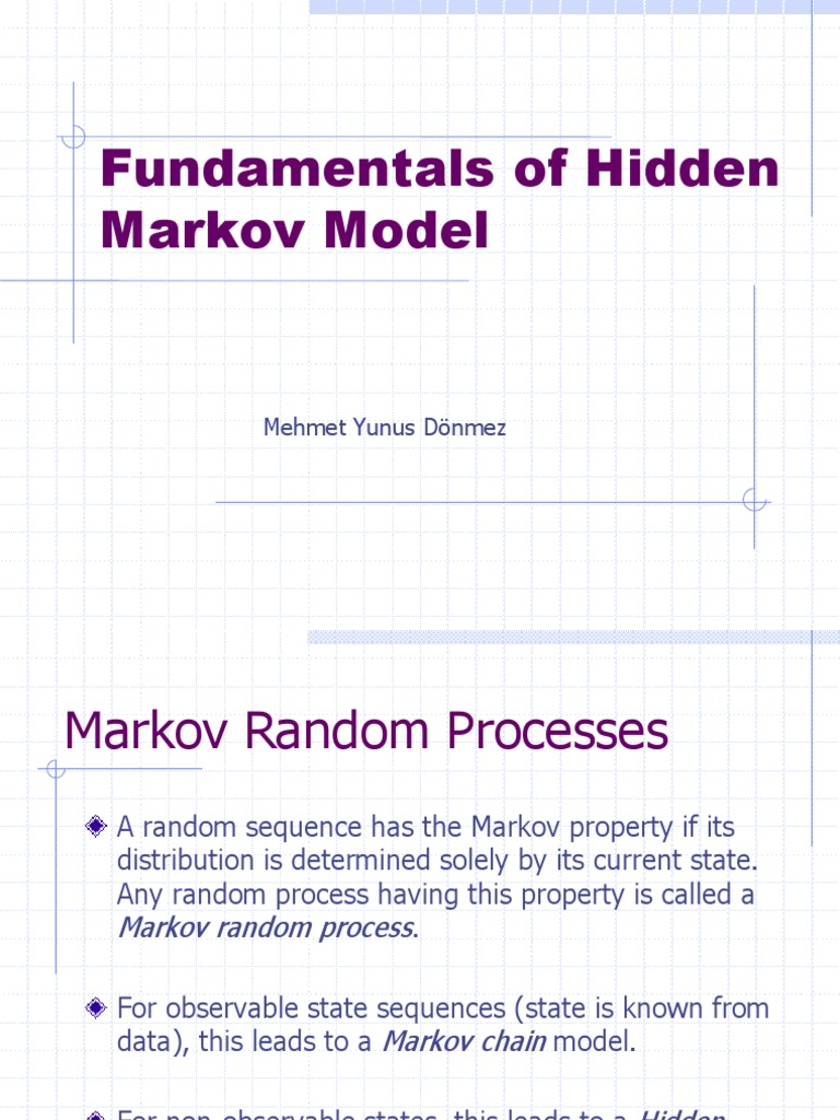 Fundamentals of Hidden Markov Model1 | PDF