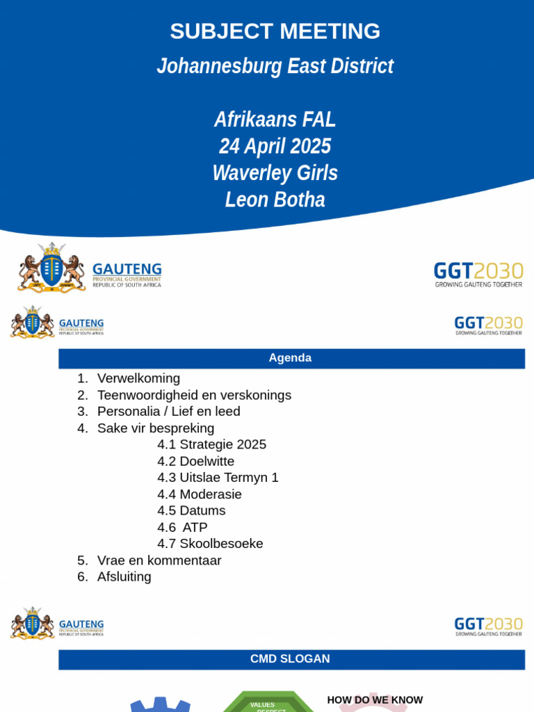 Subject Meeting 24 April | PDF