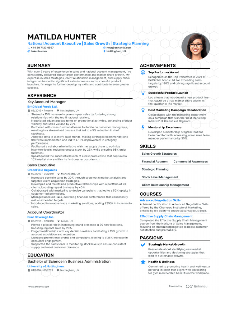 Sample CV | PDF