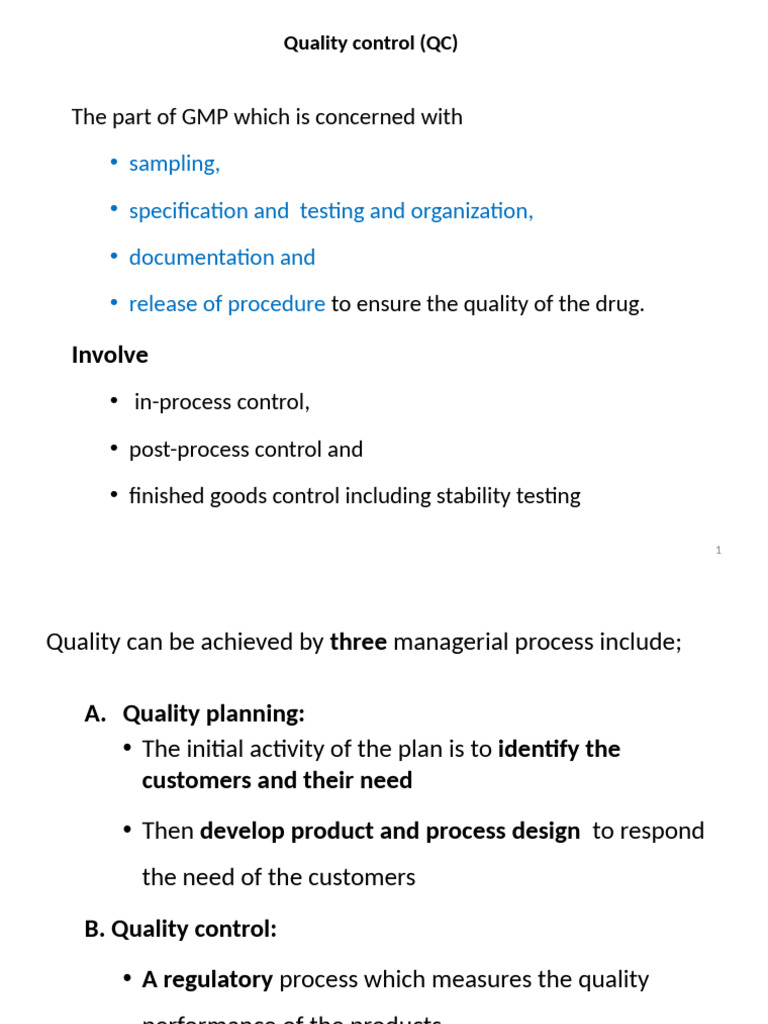 Essential Quality Control in Pharmaceuticals | PDF | Tablet (Pharmacy)