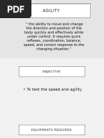 Illinois Agility Test Procedures | PDF