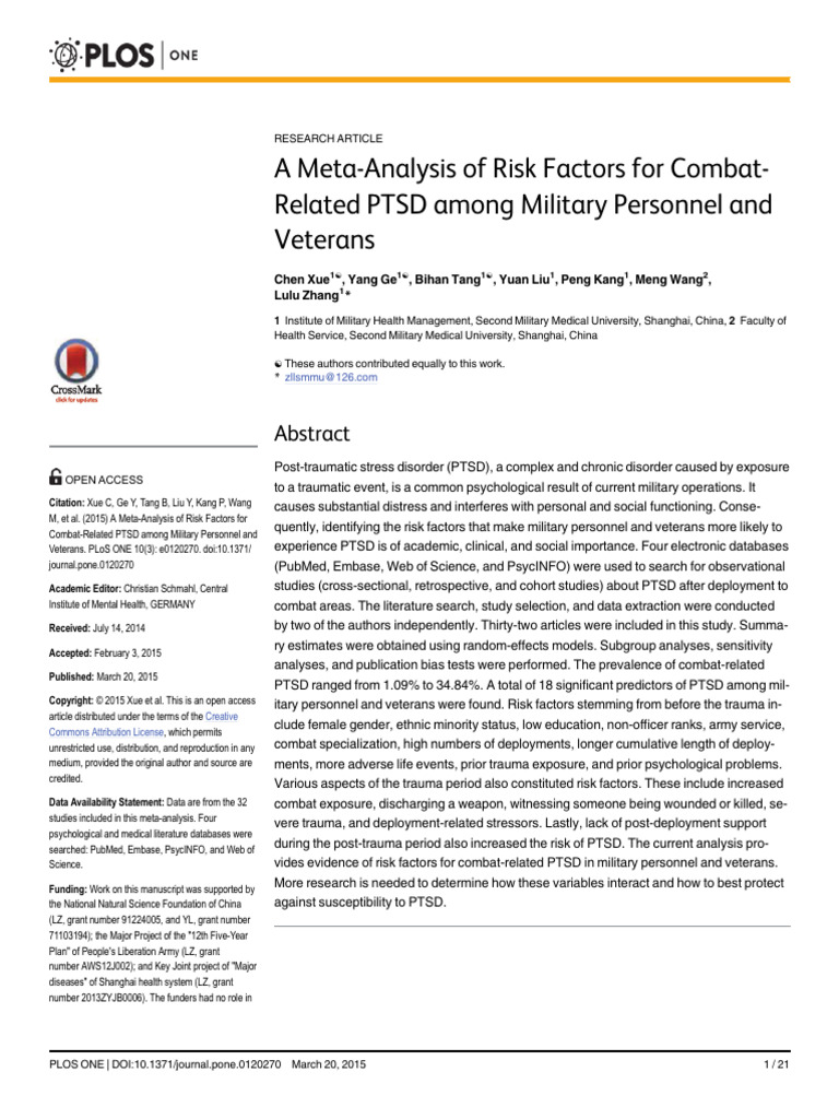document | PDF | Psychological Trauma | Mental Disorder