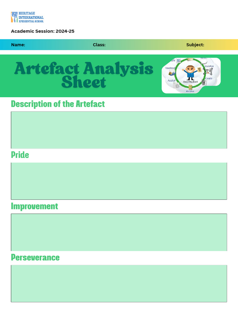 Inserted Artefact Analysis Sheet | PDF