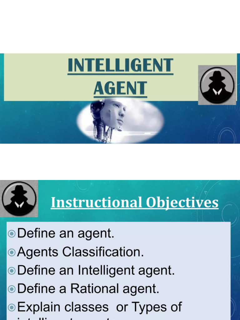 Intelligent Agents in AI | PDF