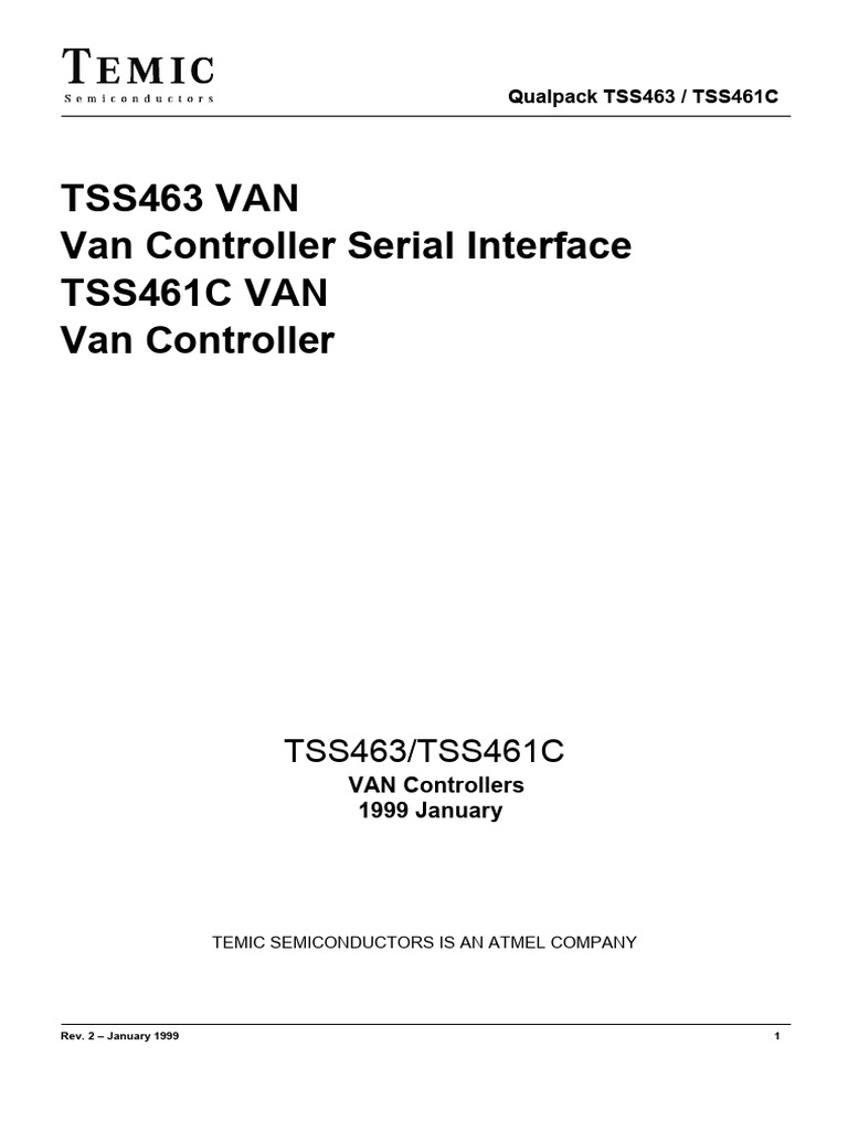 TSS461@Van Controller | PDF | Field Effect Transistor | Wafer (Electronics)