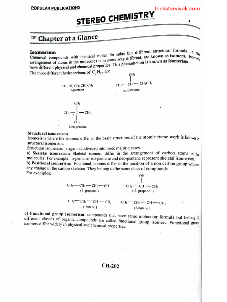 Stereo Chemistry | PDF
