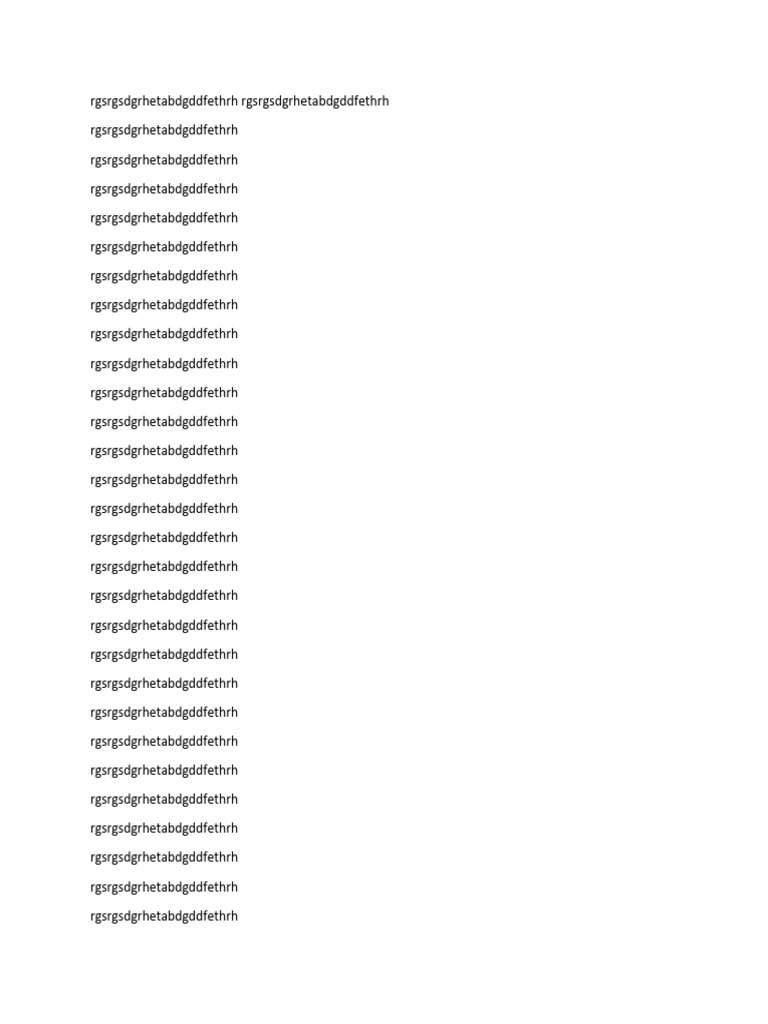 Repetitive Text Analysis | PDF