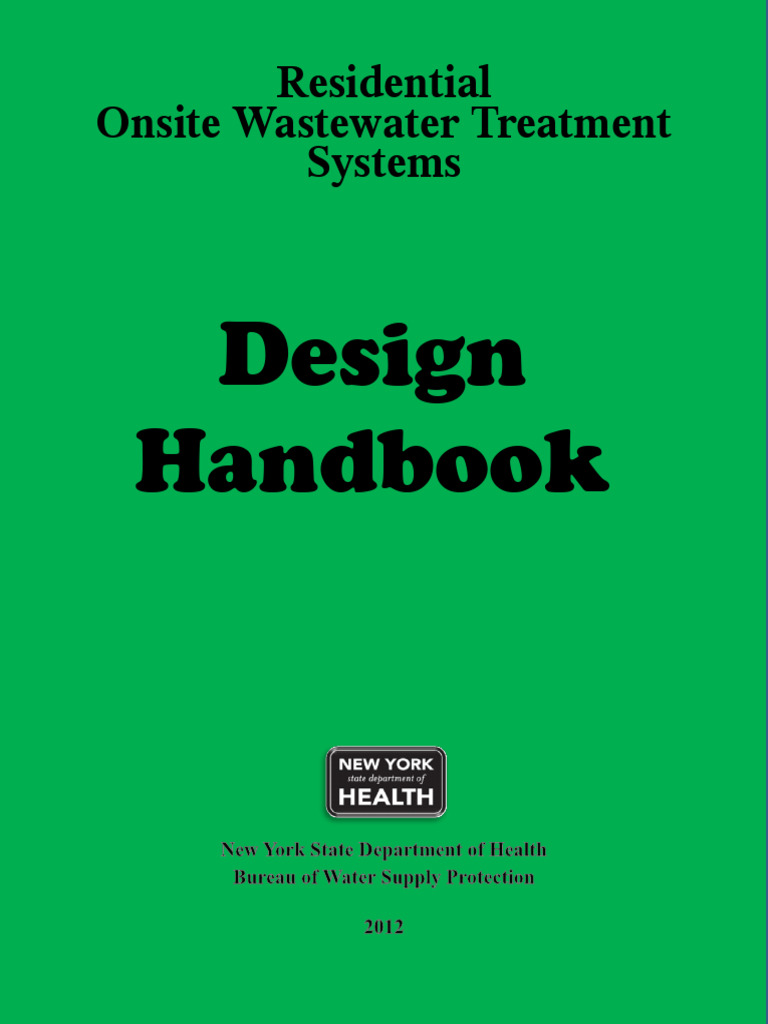 Residential Wastewater Treatment Handbook | PDF