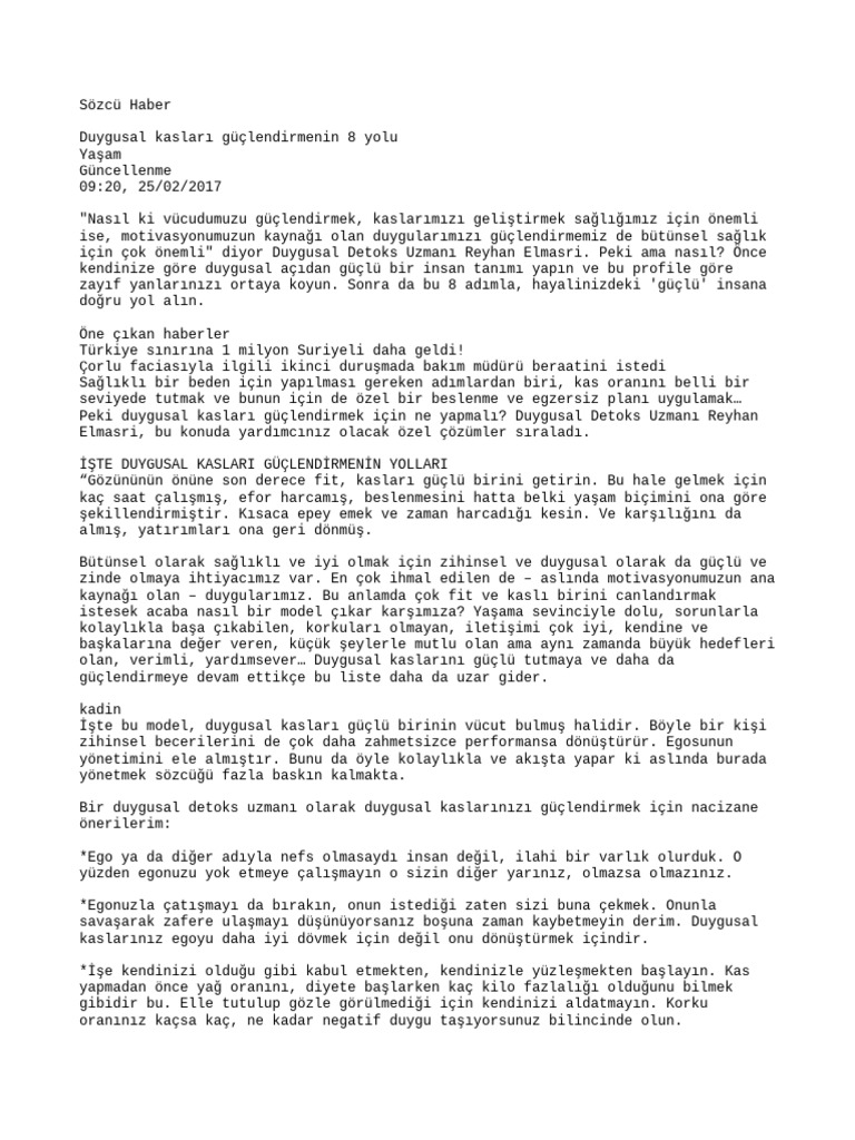 Duygusal Kaslari Guclendirme Pdf