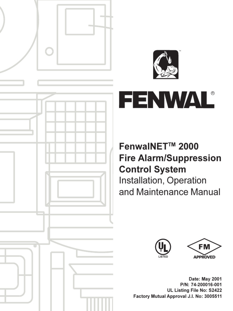 Fenwalnet 2000 | PDF | Power Supply | Menu (Computing)