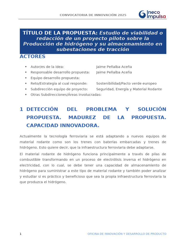 Producción H2 en Subestación | PDF | Pila de combustible | Ingenieria ...