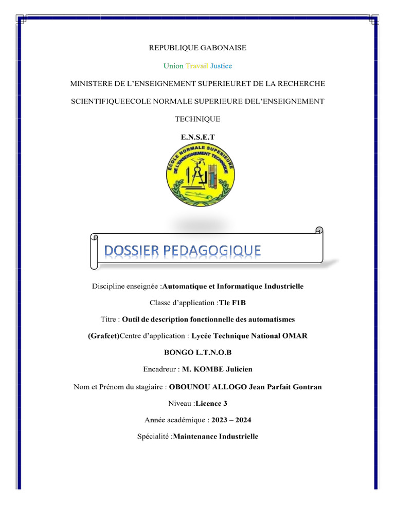 Programmation PL7-2 en Automatique F1B | PDF | Logiciel | Pédagogie