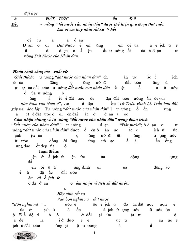 Đat Nuoc - Doan 5 | PDF