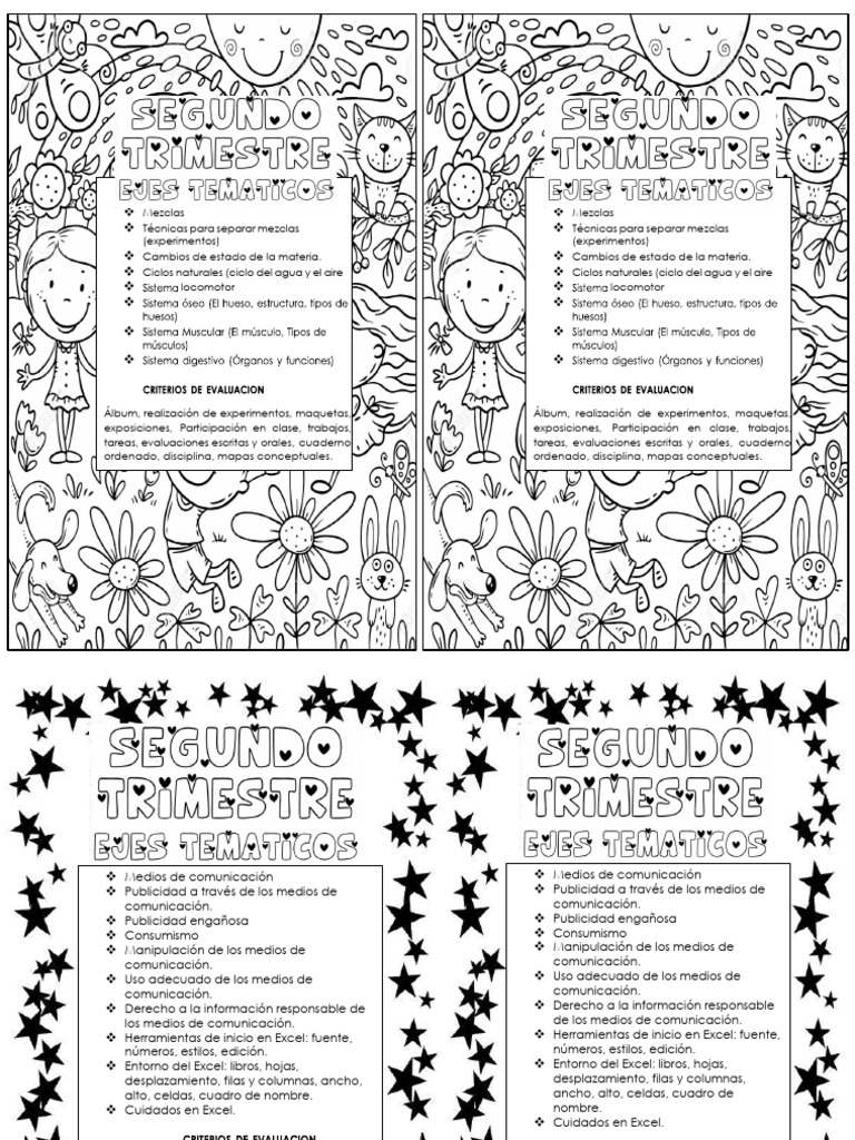 Portada Segundo Trimestre Naturales e Informatica | PDF | Microsoft Excel