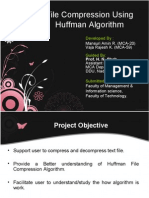 File Compression Using Huffman Algorithm - 2003