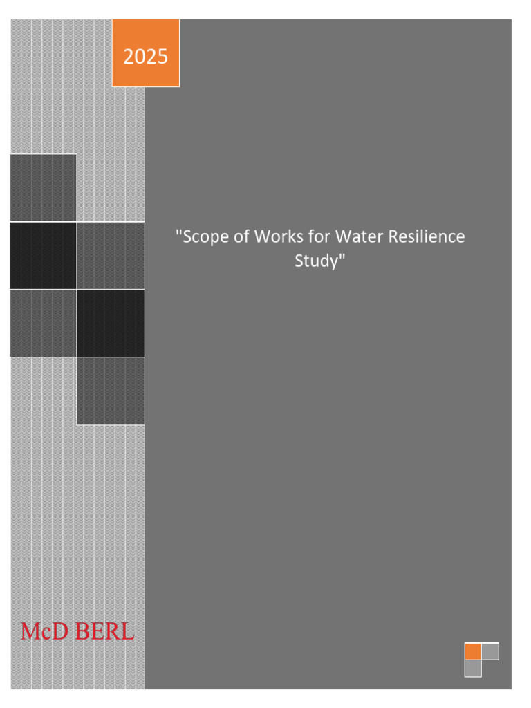 Scope Water Resilience Study 20250515 | PDF | Sustainability | Green ...
