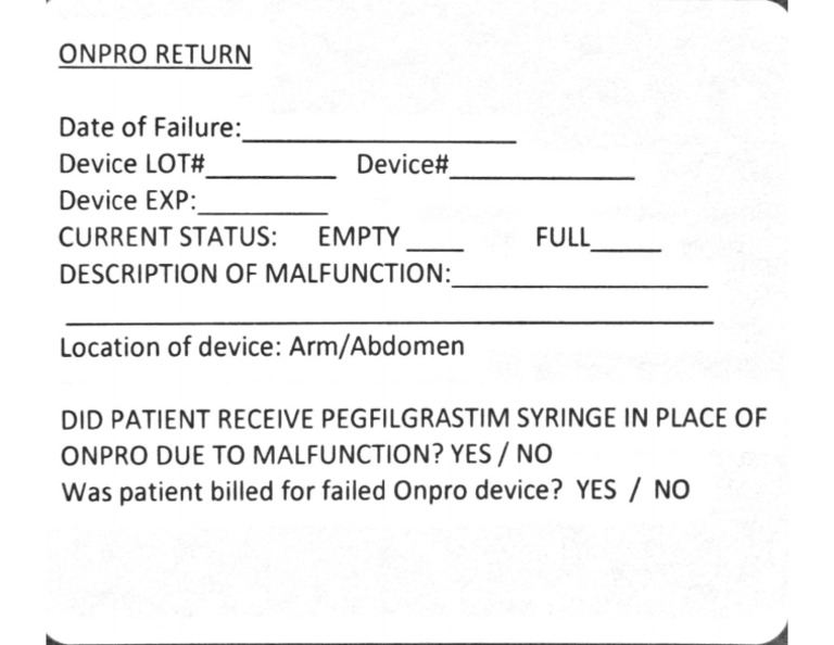 Onpro Return Label | PDF