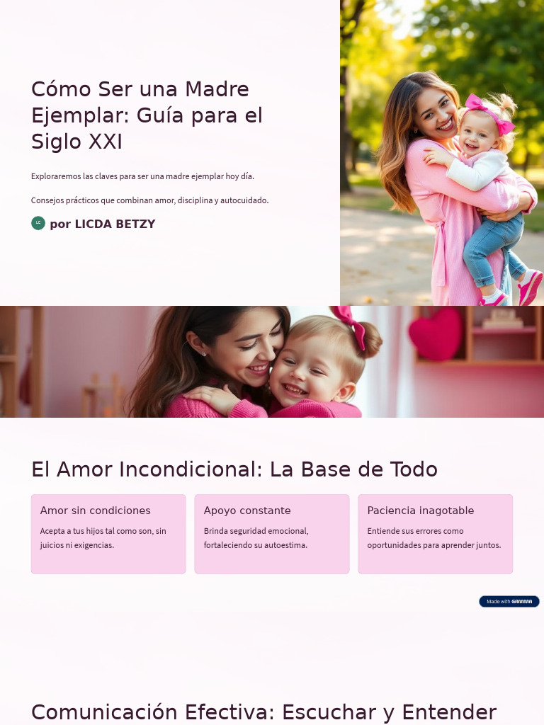 Como Ser Una Madre Ejemplar Guia para El Siglo XXI | PDF | Amor | Las ...