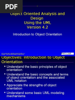 Object Oriented Analysis and Design