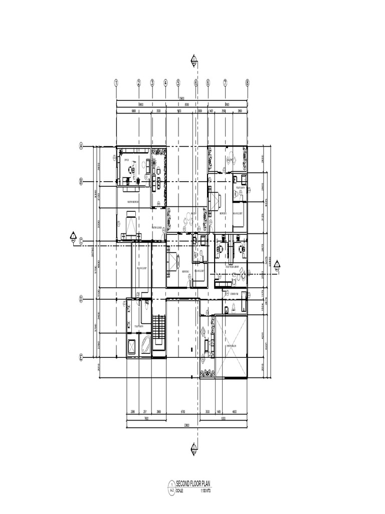 Second Floor Plan Layout Overview | PDF | Bedroom | Home