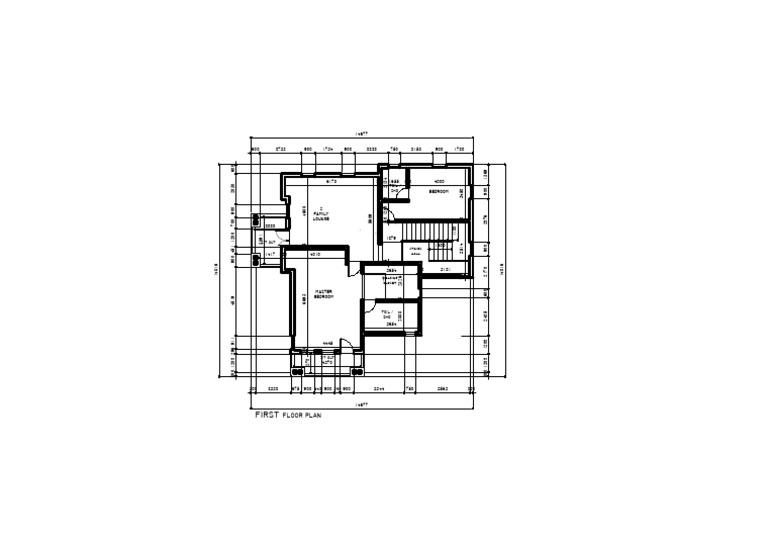 Drawing Plan 5 Second Floor - 042405 | PDF | Room | Home