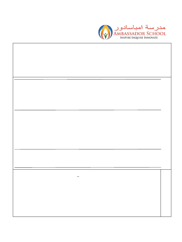 English Language SA 1 Rev Worksheet XI A | PDF