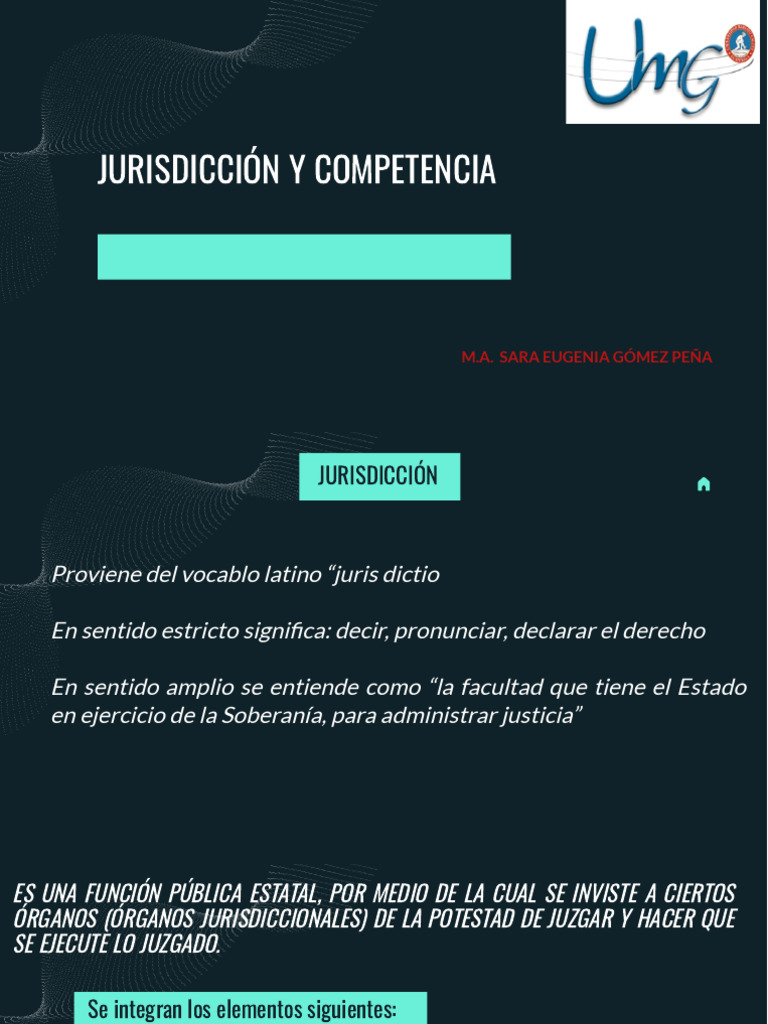 Modulo III Jurisdicción y Competencia | PDF | Jurisdicción | Juez
