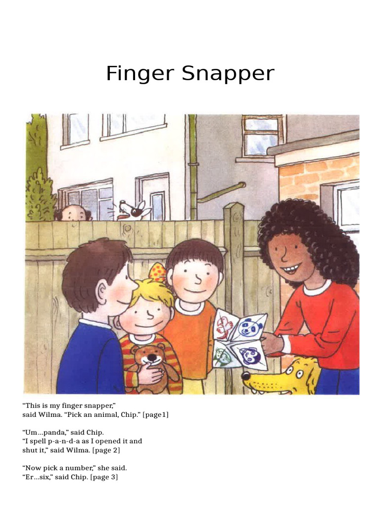 Creating a Finger Snapper Game | PDF