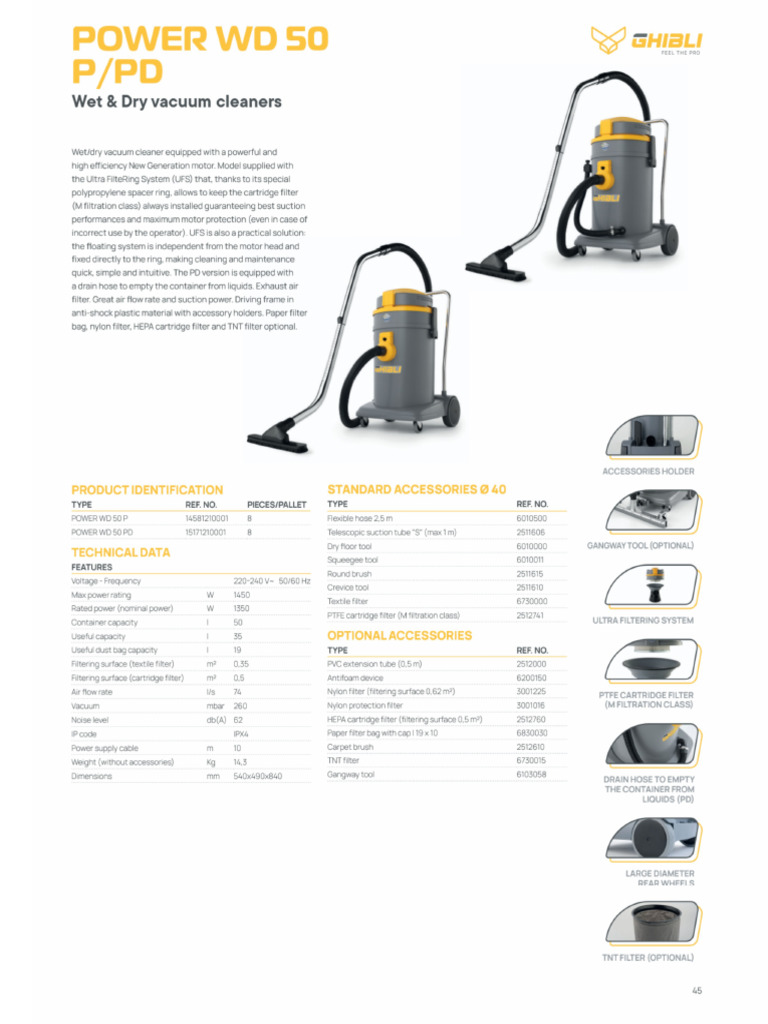 Power WD 50 P | PDF
