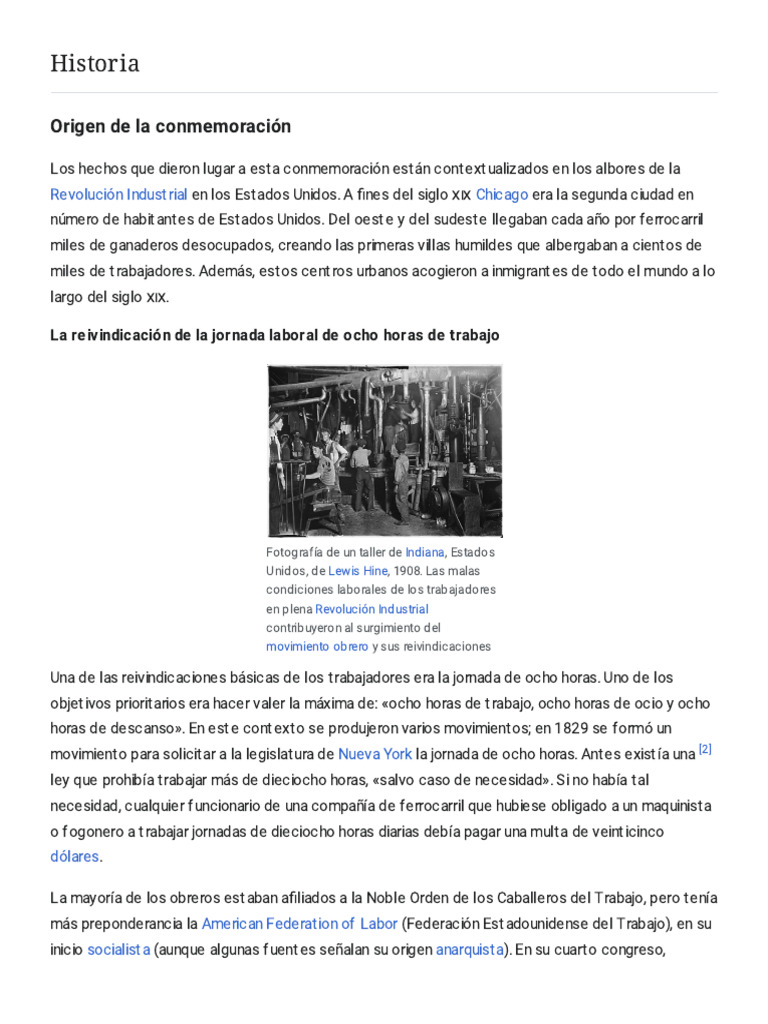 Día Internacional de Los Trabajadores - Wikipedia, La Enciclopedia ...