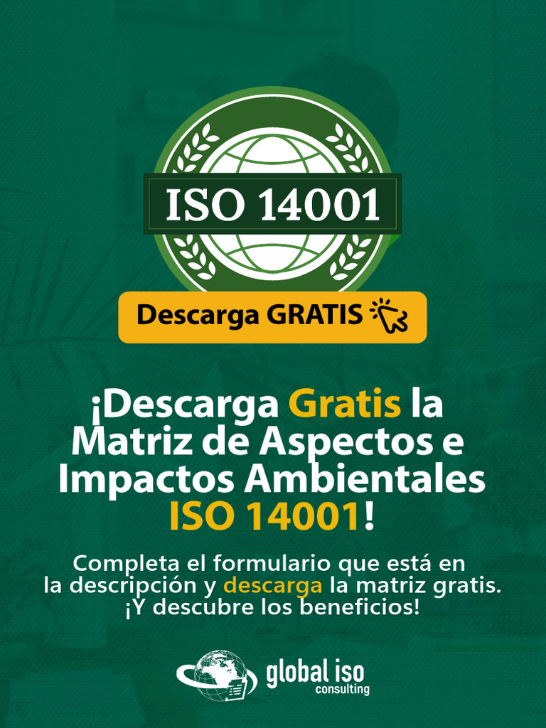 Matriz de Aspectos e Impactos ISO 14001 | PDF