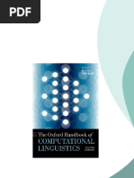 The Oxford Handbook of Computational Linguistics 2nd Edition