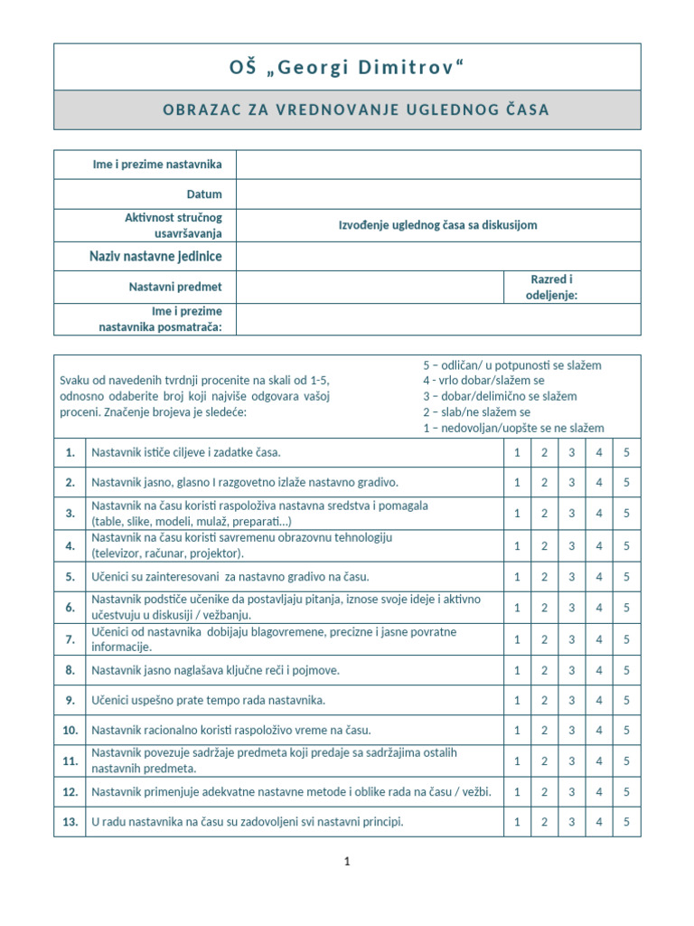 Obrazacuč | PDF