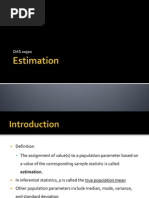 Estimation