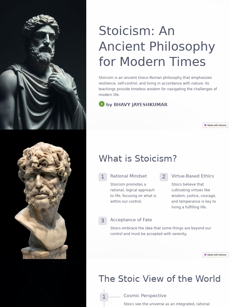 Modern Stoicism: Timeless Wisdom for Life | PDF | Stoicism | Virtue