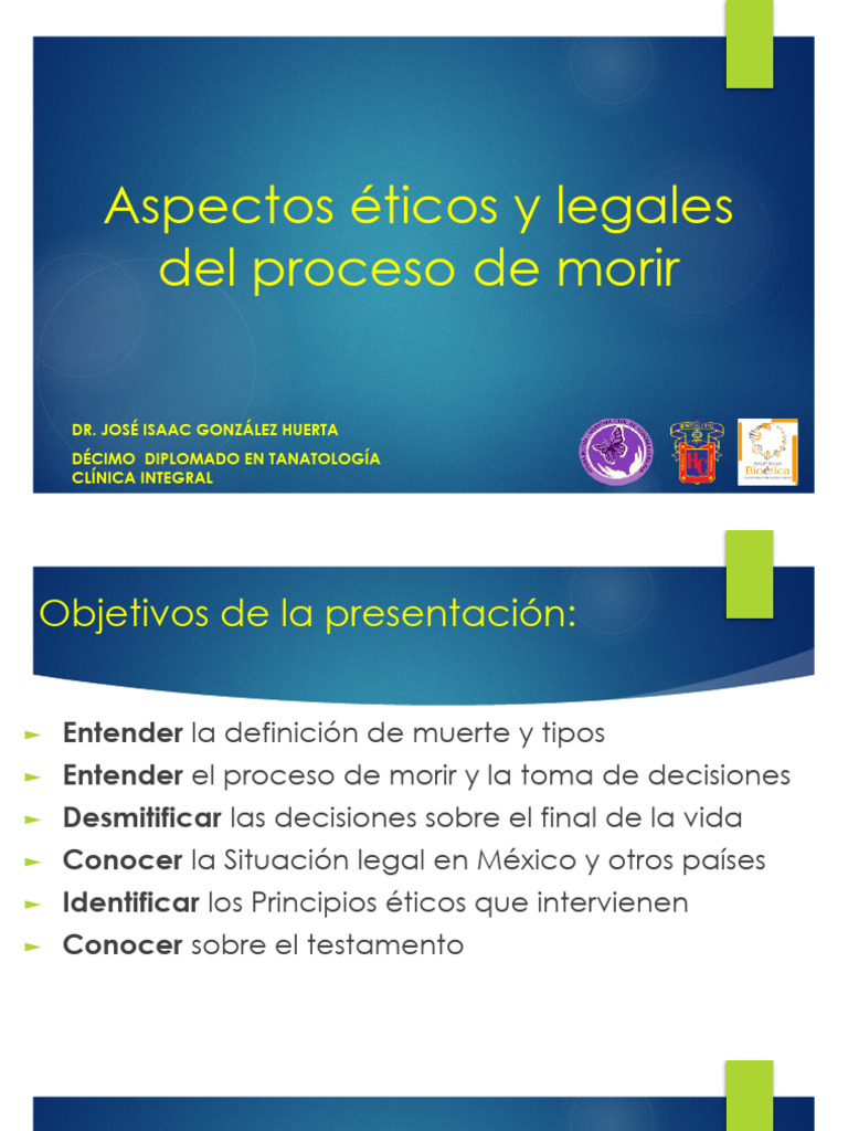 Aspectos legales y éticos de la muerte | PDF | Muerte | Cuidados paliativos