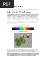 2D Design (Art 107) Color Wheels - Color Systems