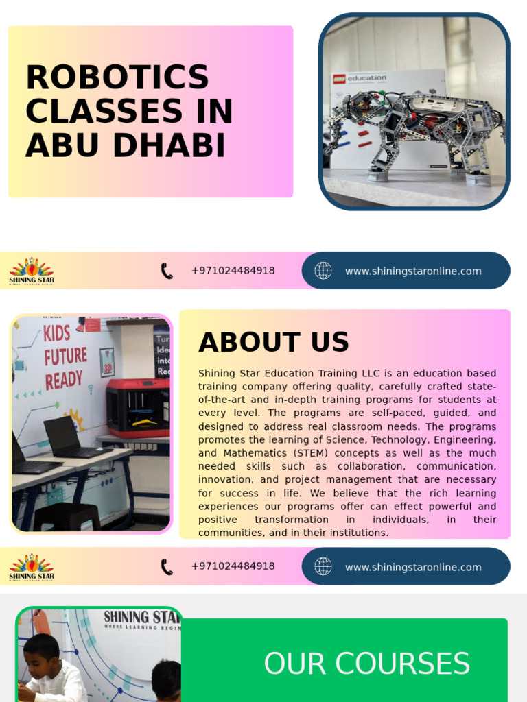 Robotics Classes in Abu Dhabi | PDF
