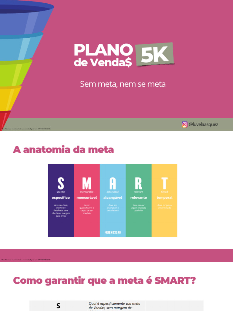 Sem Meta, Nem Se Meta | PDF